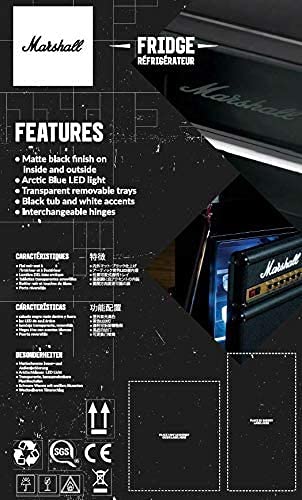 Black Edition 3.2 Marshall Medium Capacity Bar Fridge